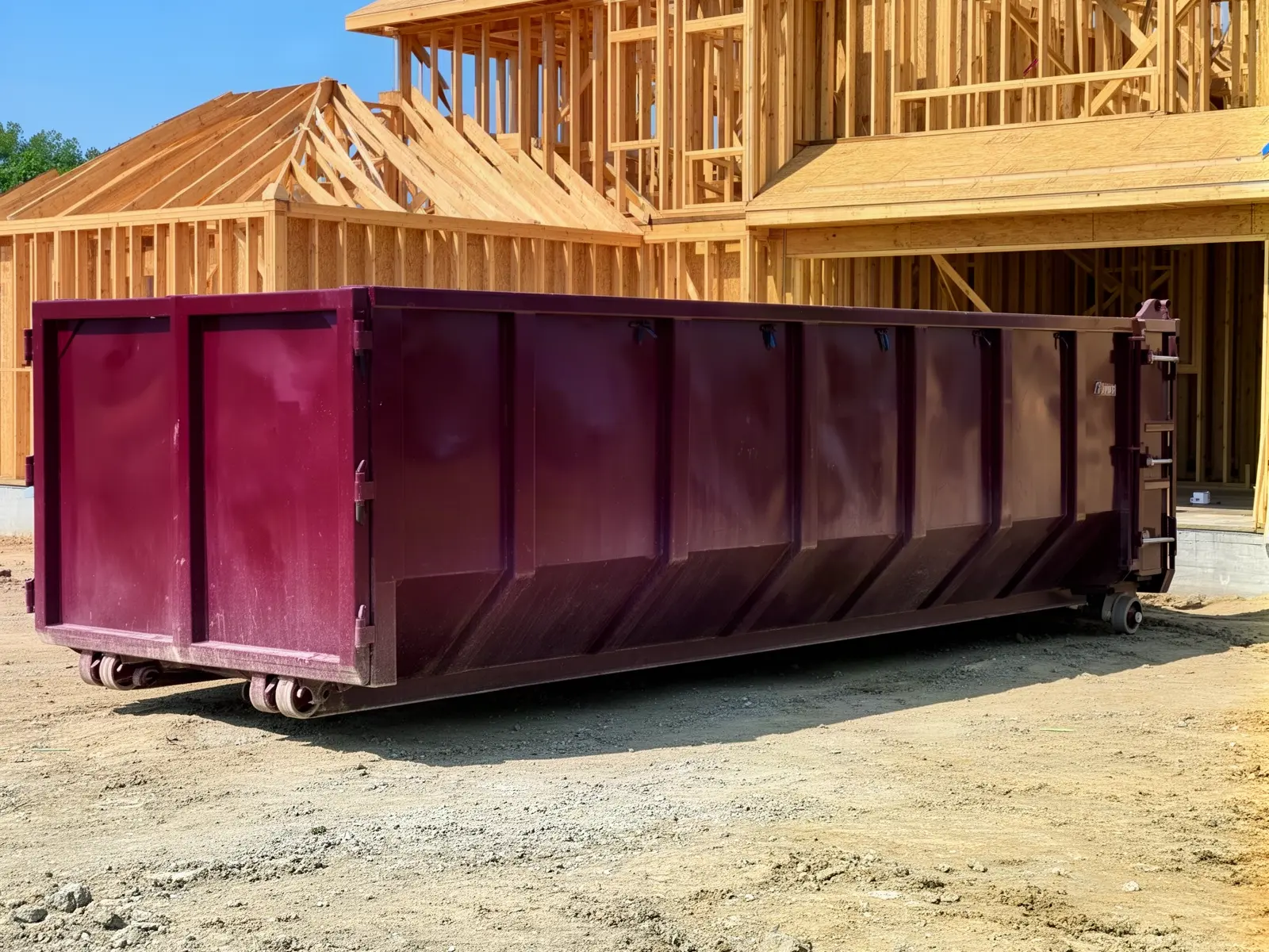 Roll-off dumpster from Lou's Billings Dumpster Rental in Billings, MT
